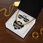 Bad Ass Beared Dad | Men's Cuban Link Chain Necklace