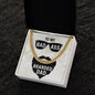 Bad Ass Beared Dad | Men's Cuban Link Chain Necklace