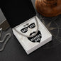 Bad Ass Beared Dad | Men's Cuban Link Chain Necklace