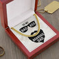 Bad Ass Beared Dad | Men's Cuban Link Chain Necklace
