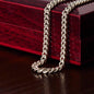 Bad Ass Beared Dad | Men's Cuban Link Chain Necklace