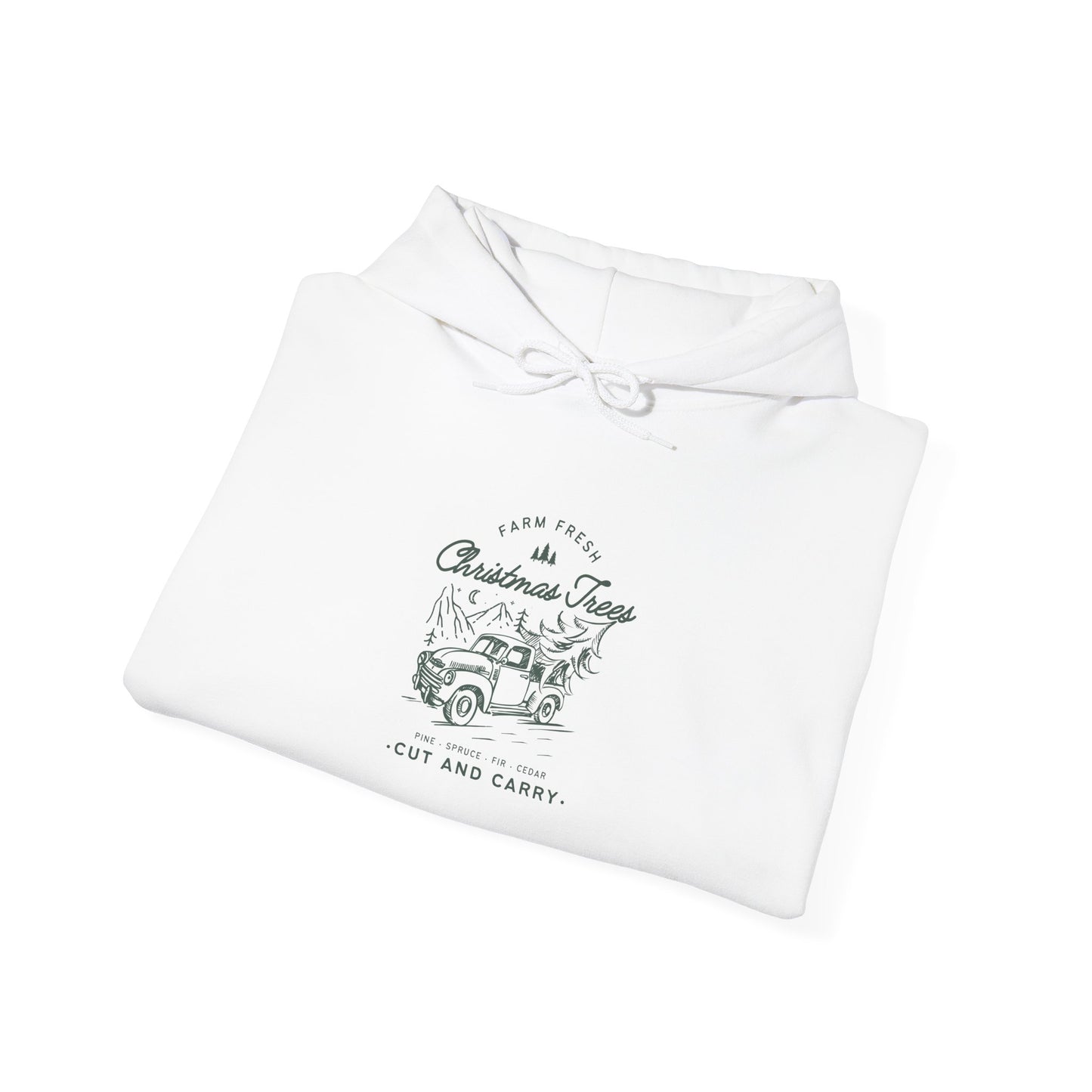 Unisex Christmas Tree Farm Hooded Sweatshirt