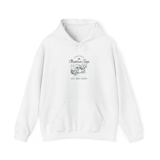 Unisex Christmas Tree Farm Hooded Sweatshirt