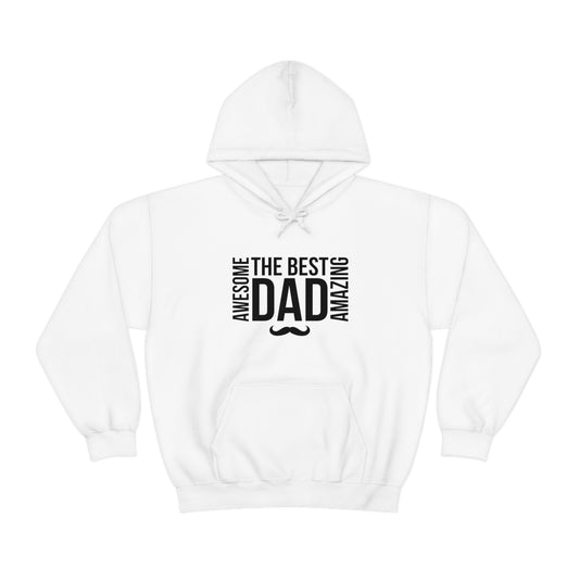 Awesome Best Amazing Dad | Unisex Heavy Blend™ Hooded Sweatshirt